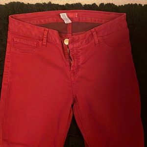 🌻 3 for 20: Red Skin Tight Legging Skinny Jean